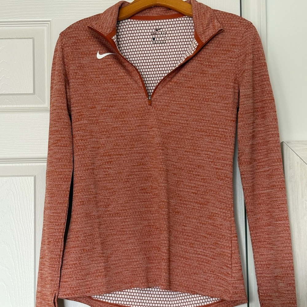 Nike Women's Terracotta Quarter-Zip Pullover